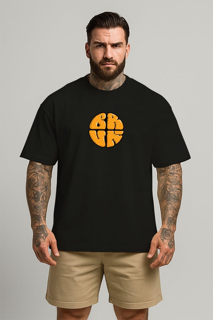 Oversized Preta Round - BRVK - Street Wear