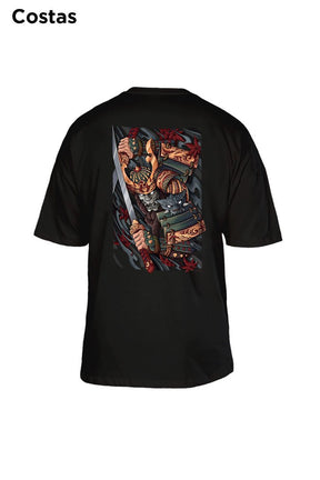 Oversized Preta Samurai - BRVK - Street Wear