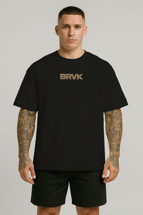 Oversized Preta Samurai - BRVK - Street Wear