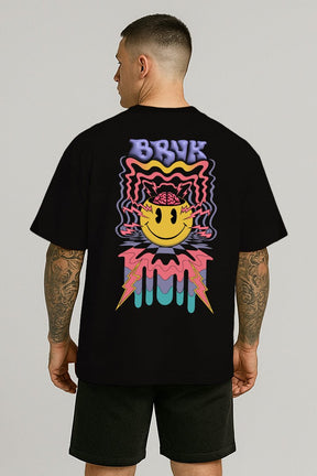 Oversized Preta Smile - BRVK - Street Wear