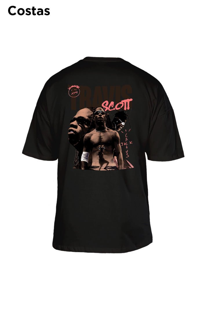 Oversized Preta Travis - BRVK - Street Wear