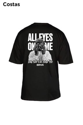 Oversized Preta Tupac - BRVK - Street Wear