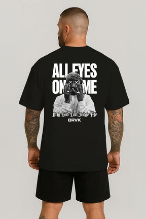 Oversized Preta Tupac - BRVK - Street Wear