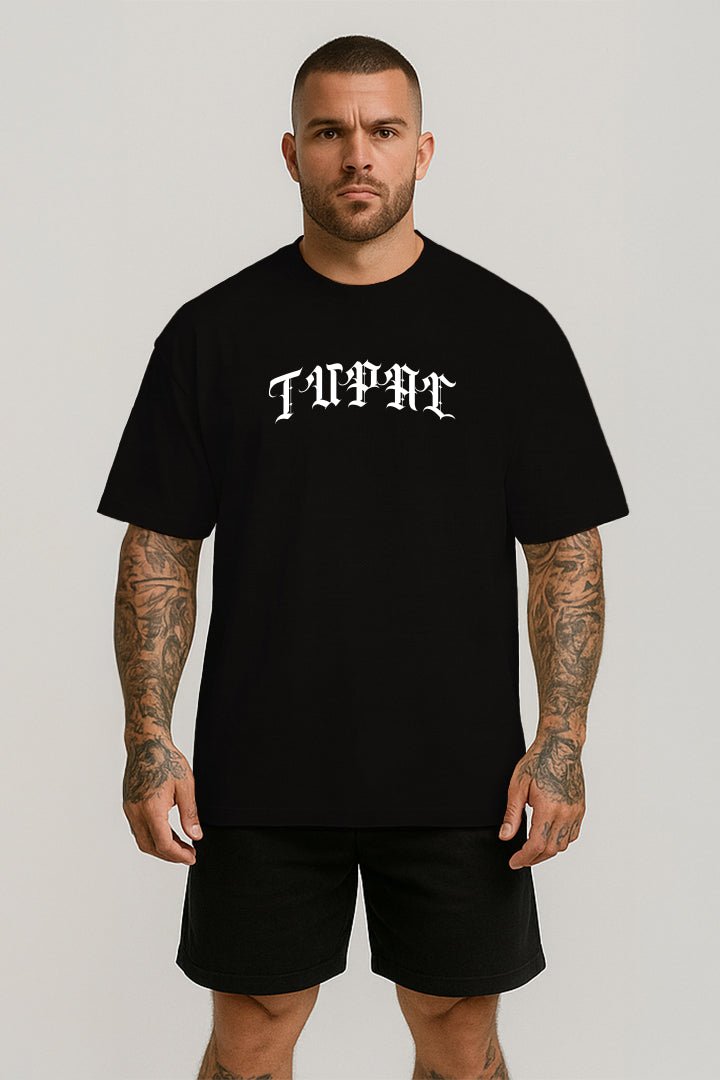 Oversized Preta Tupac - BRVK - Street Wear