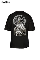 Oversized Preto Bless The Youth - BRVK - Street Wear