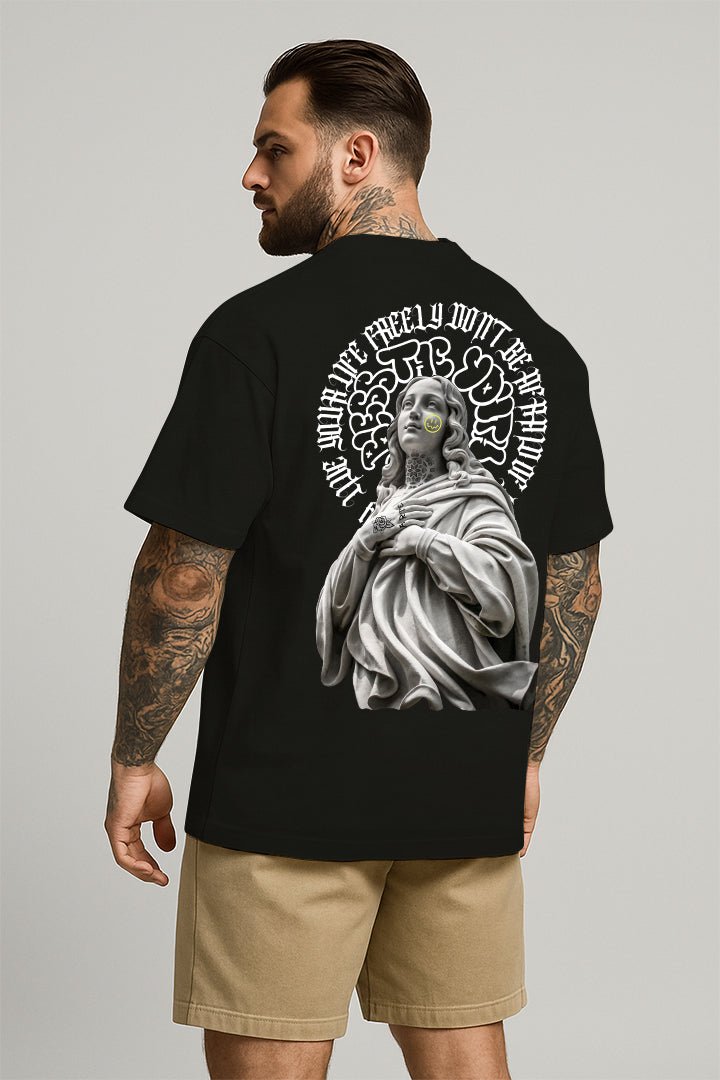 Oversized Preto Bless The Youth - BRVK - Street Wear